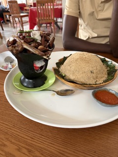 Traditional foods made from enset and root crops